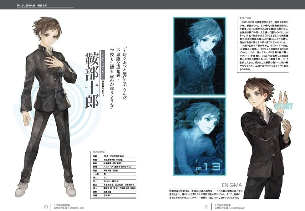 Amazon.co.jp: 十三機兵防衛圏 公式保存記録:Double Helix : 電撃