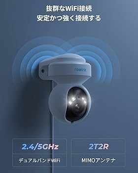 Amazon.co.jp: Reolink 防犯カメラ 屋外 3倍光学ズーム WiFi 2.4/5GHz
