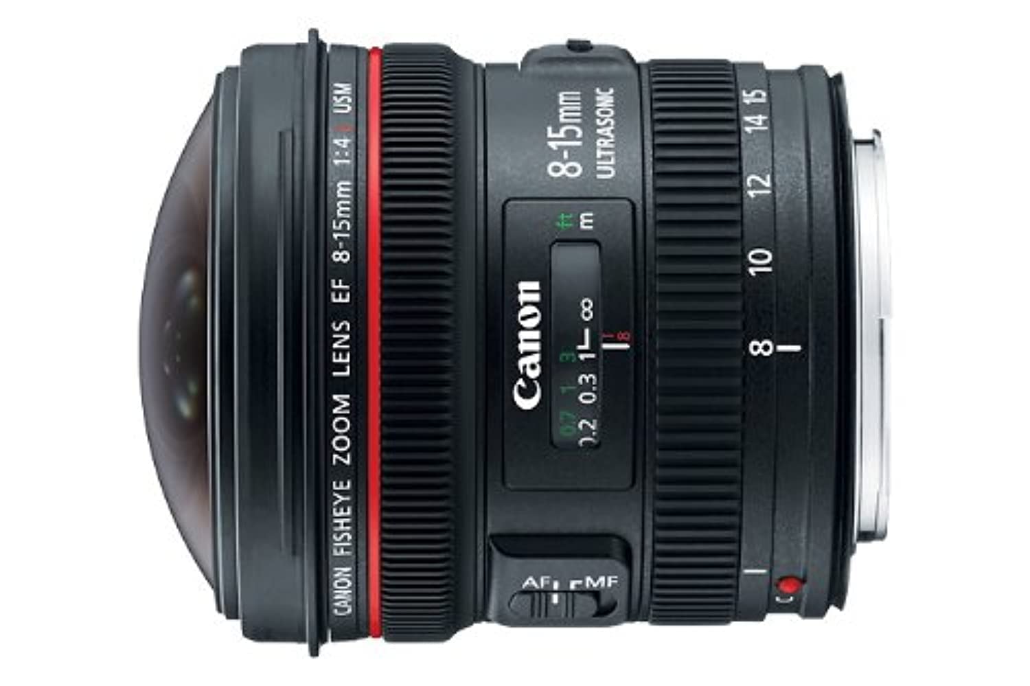 Amazon.com : Canon EF 8-15mm f/4L Fisheye USM Ultra-Wide Zoom Lens
