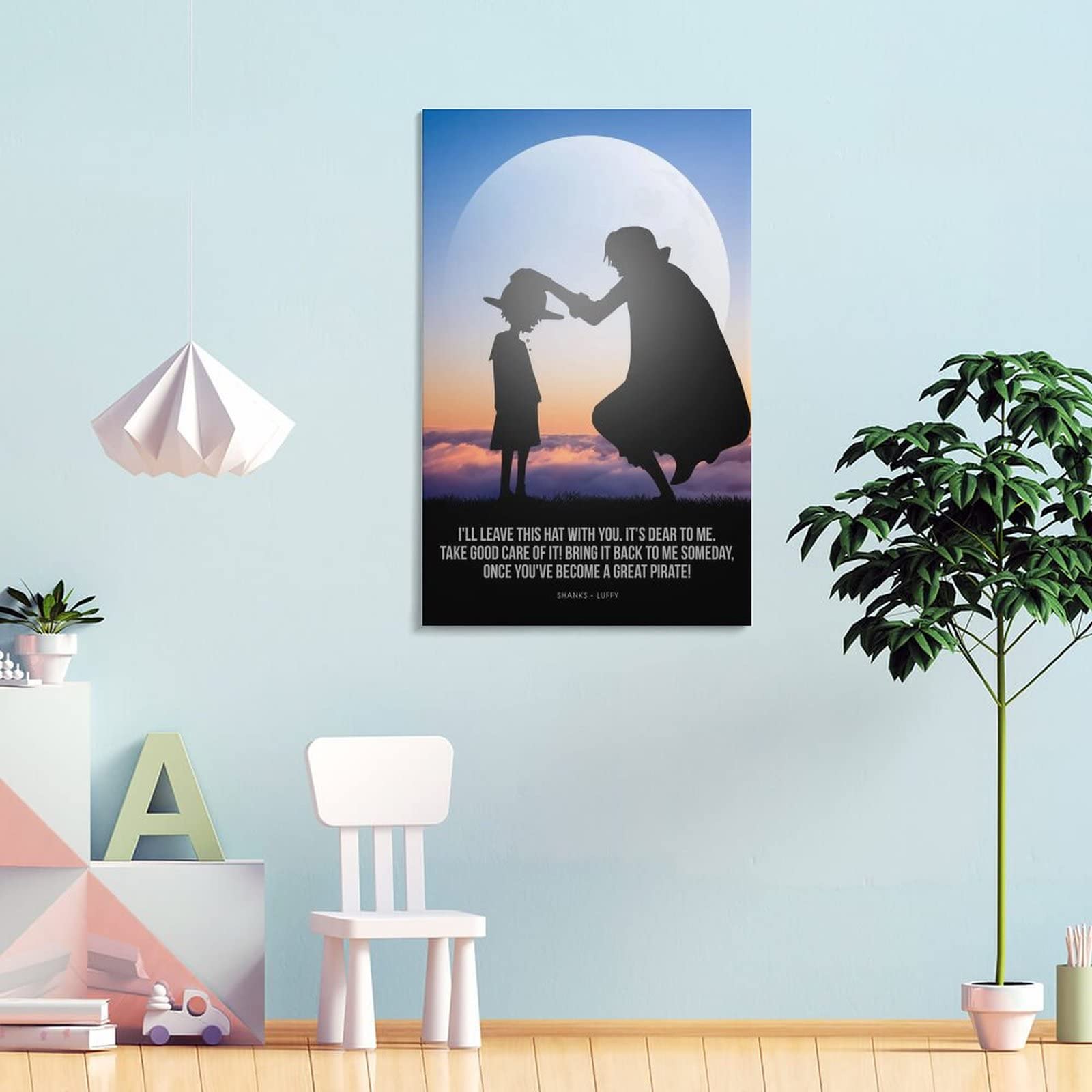 Amazon.co.jp: ワンピース シャンクス ルフィ HD ポスター 1