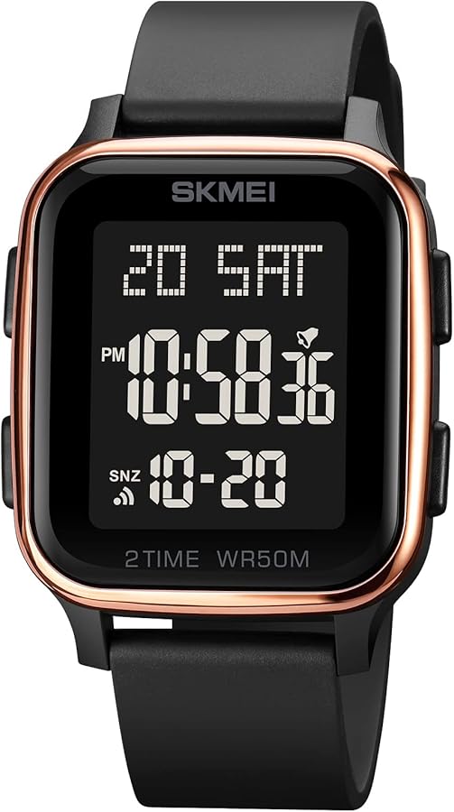 Amazon | Datirzyx（ダティアシー）デジタル腕時計 メンズ ソフト