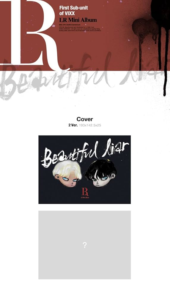 VIXX, LR - Thaivee VIXX LR [BEAUTIFUL LIAR] 1st Mini Album Random