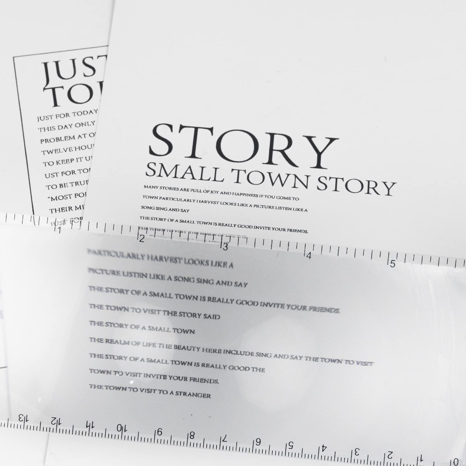 Amazon.co.jp: 6枚フレネルレンズ 3倍 雑誌を拡大する 6ピース