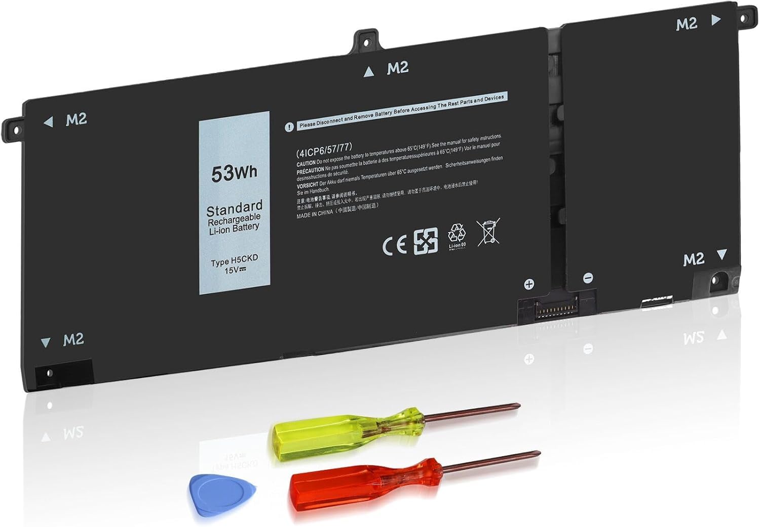 Amazon.com: H5CKD Laptop Battery for Dell inspiron 7300 7306 7405