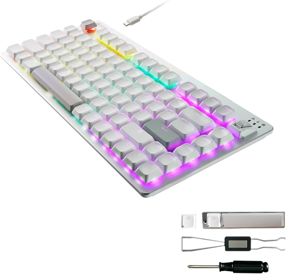 Amazon | エレコム ゲーミングキーボード V custom VK720AL ロープロ