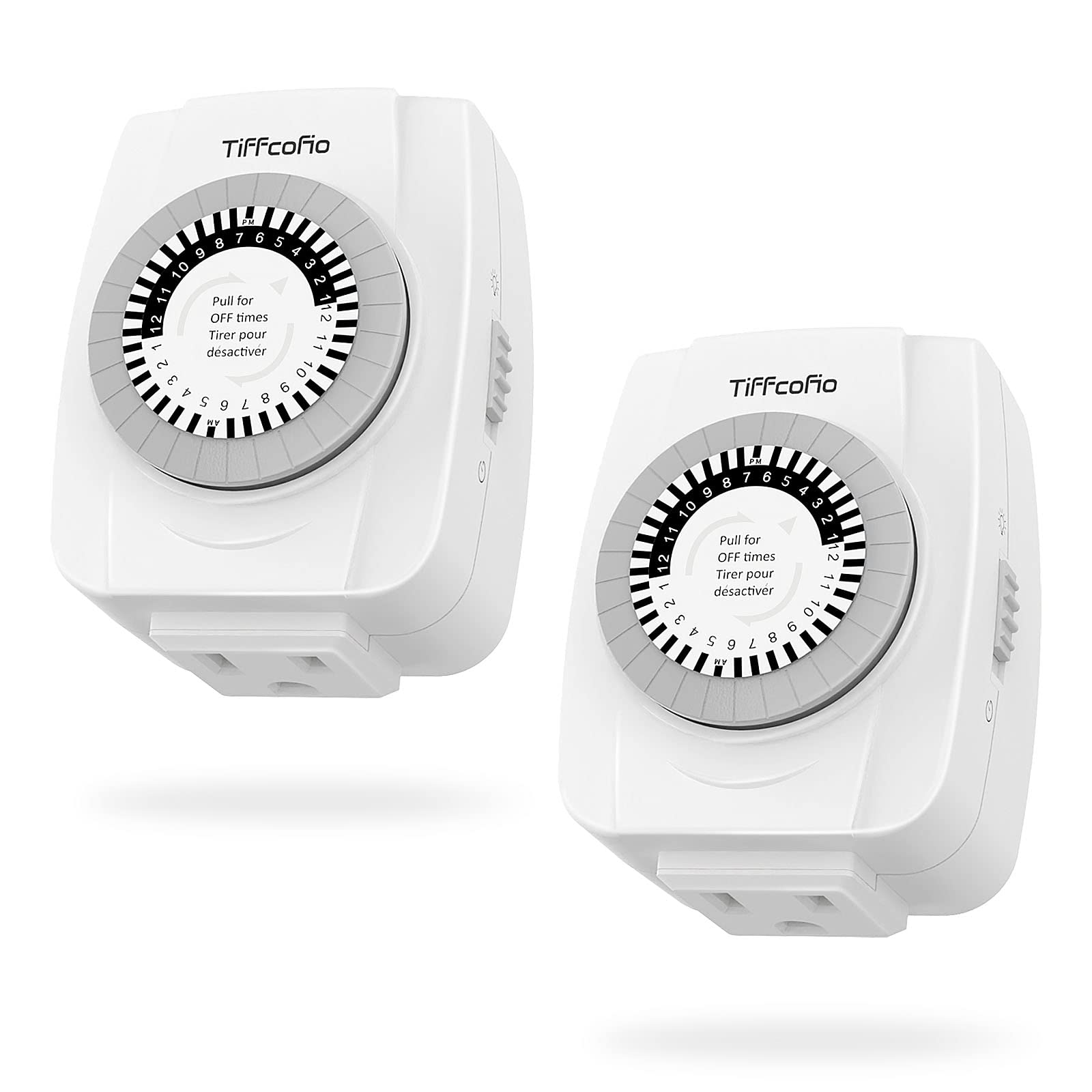 Amazon.co.jp: TiFFCOFiO 屋内機械式コンセントタイマー 電気