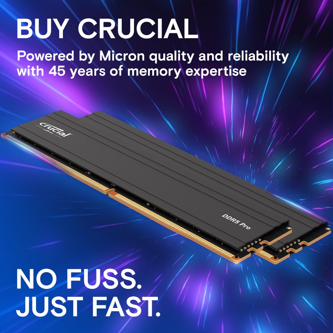 Amazon.in: Buy Crucial Pro RAM 32GB Kit (2x16GB) DDR5 5600MT/s (or