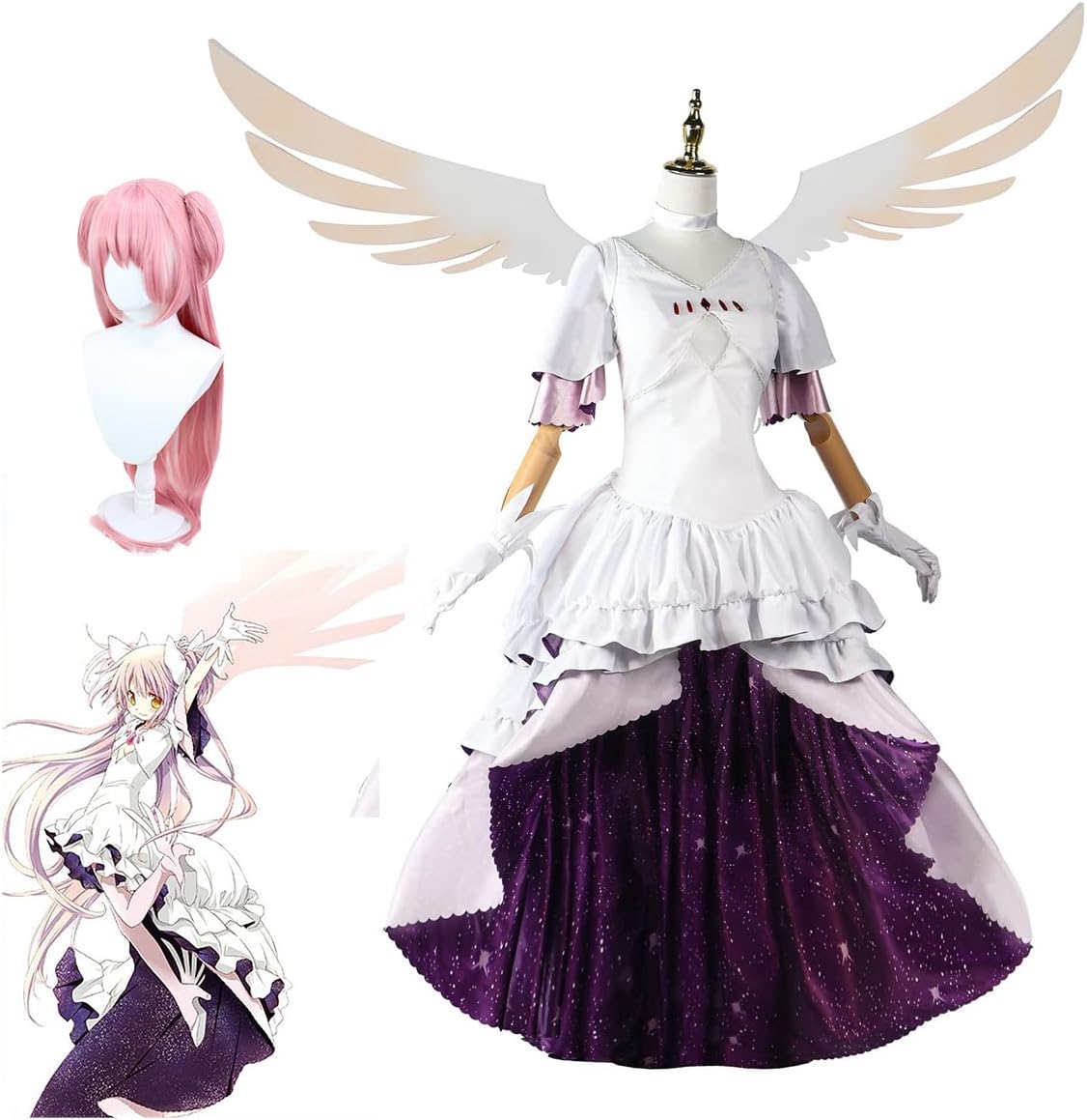 Amazon.co.jp: [DYCUYIL] 魔法少女まどか☆マギカ コスプレ衣装 鹿目