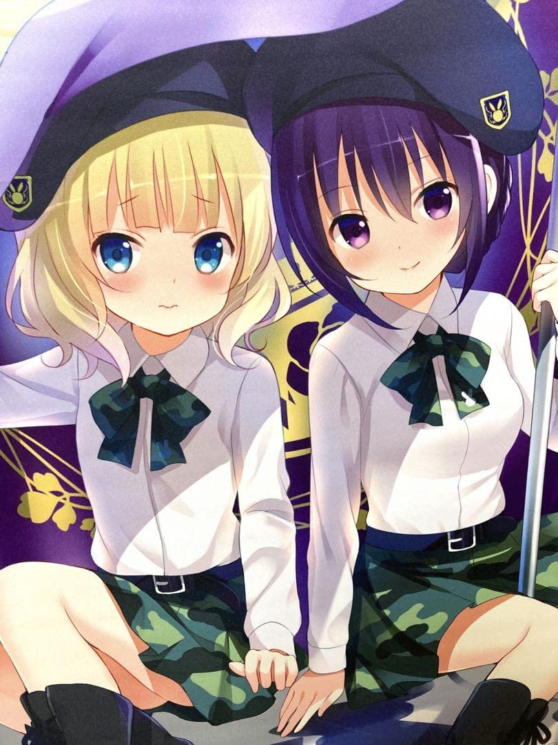 Amazon.co.jp: リゼ シャロ B2タペストリー ごちうさ ご注文はうさぎ