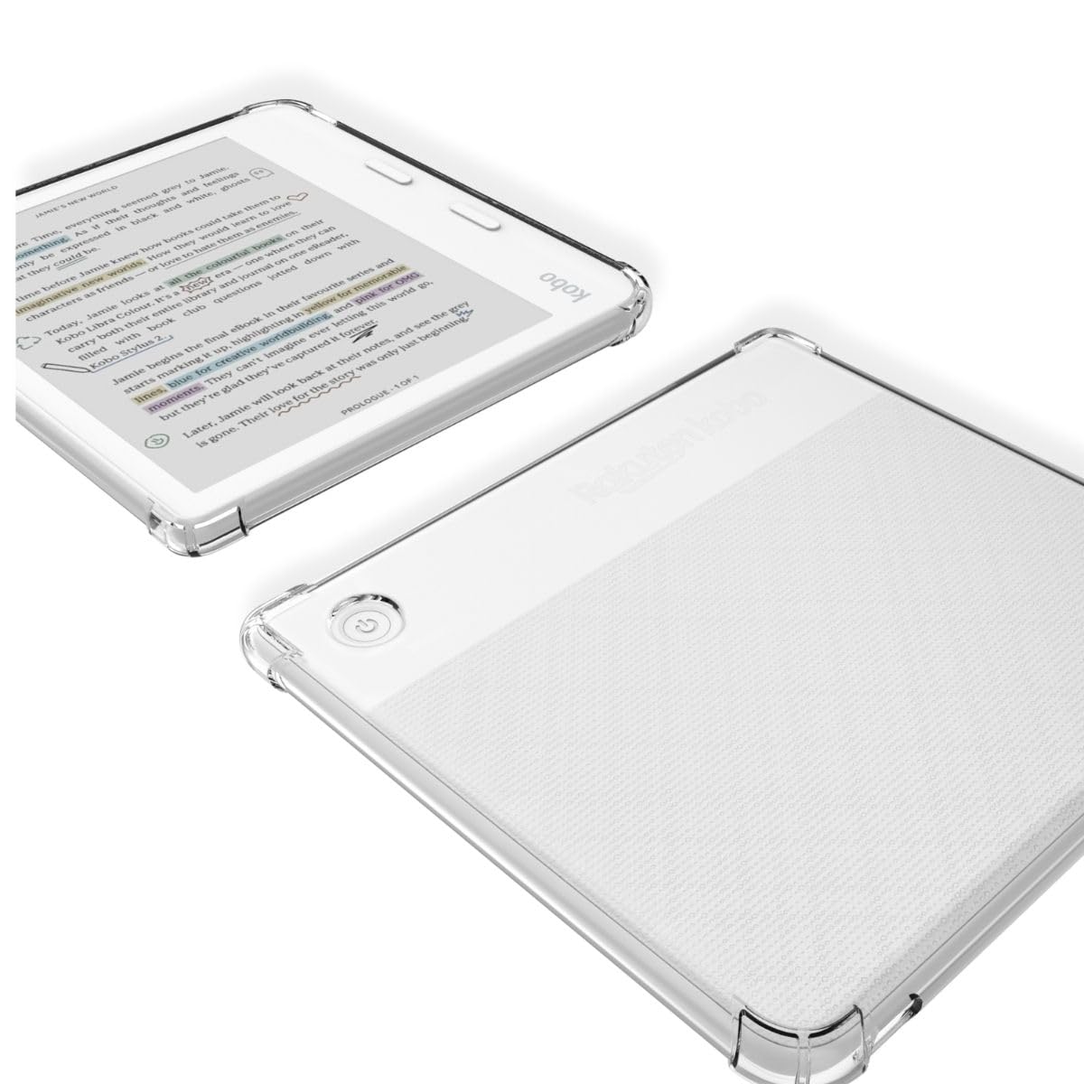 Amazon.com: Clear Case for Kobo Libra Colour and Screen Protector