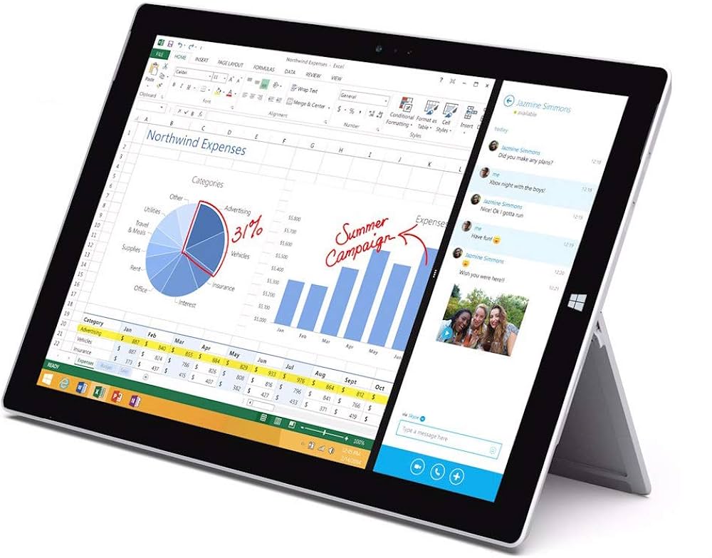 Microsoft Surface Pro 3 Tablet – 12 in – (Intel Core i5-4300U