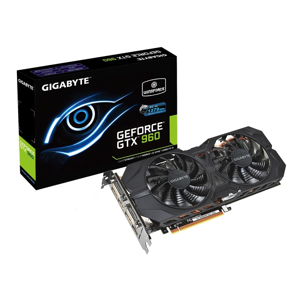 Amazon | Gigabyte GV-N960WF2OC-2GD NVIDIA GeForce GTX 960 2GB