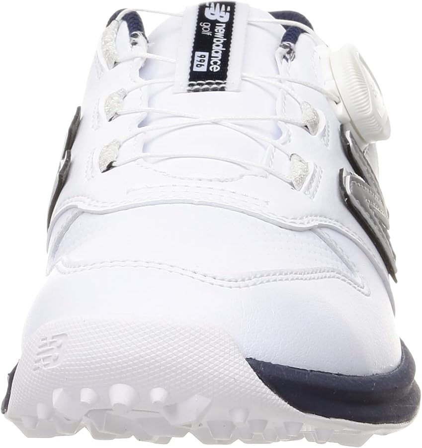 Amazon | [ニューバランス] ゴルフシューズ UGBS996 ホワイト/ネイビー