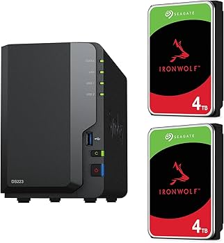 Amazon.co.jp: 【NAS HDDセット】Synology DS223 & Seagate HDD [2ベイ
