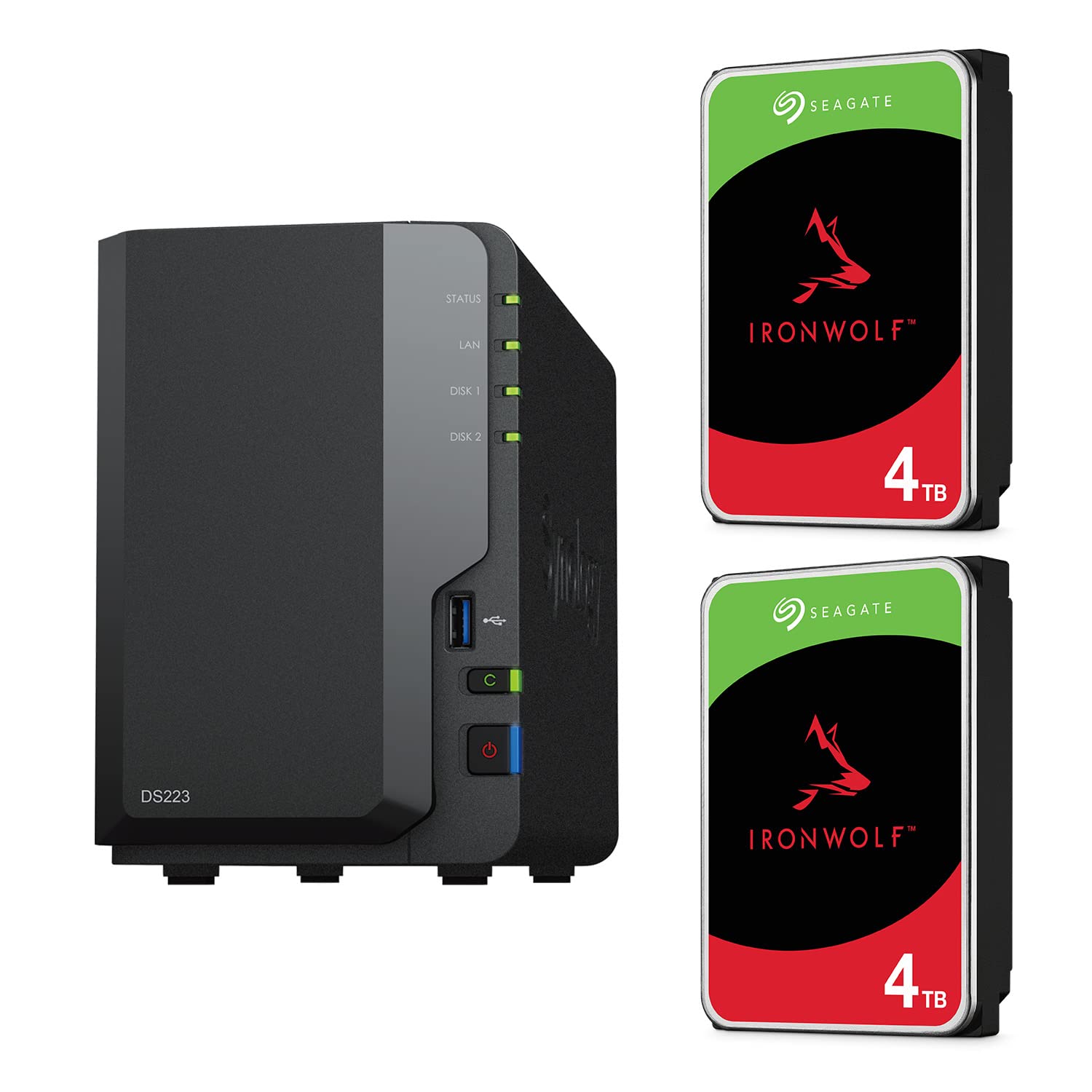 Amazon.co.jp: 【NAS HDDセット】Synology DS223 & Seagate HDD [2ベイ