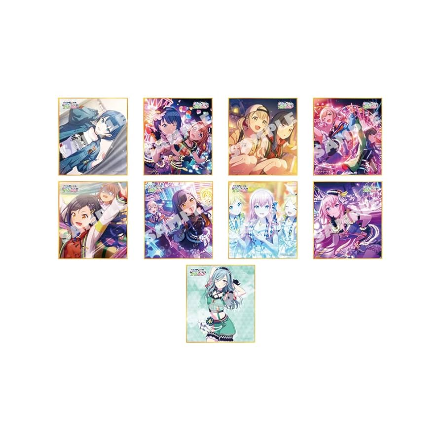 桐谷遥 プロセカ ぱしゃこれ ミニ色紙コレクション プロセカ ミニ色紙