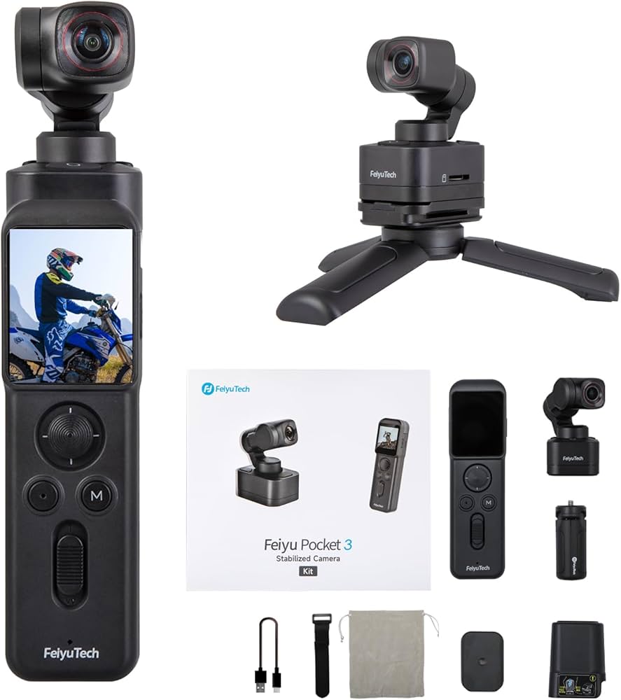 Amazon | FeiyuTech Pocket 3 Kit - ハンドヘルド3軸ジンバル