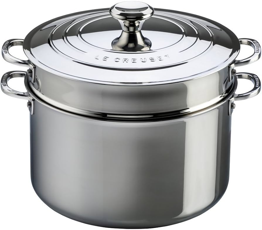 Amazon.com: Le Creuset Tri-Ply Stainless Steel 9 Quart Stockpot