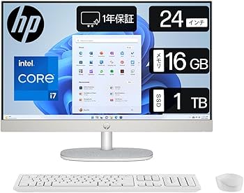 Amazon.co.jp: HP パソコン デスクトップPC HP All-in-One 24-cr0007jp