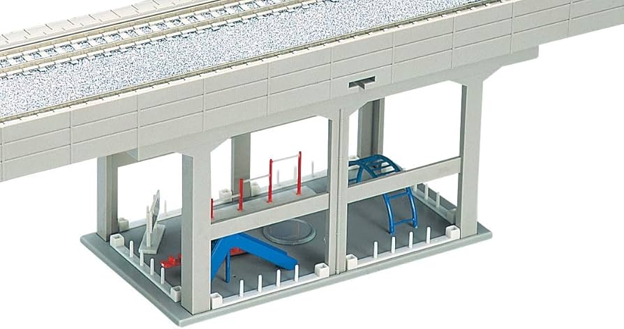 Amazon | TOMIX Nゲージ 複線高架橋脚 ガード下児童公園 4105 鉄道模型
