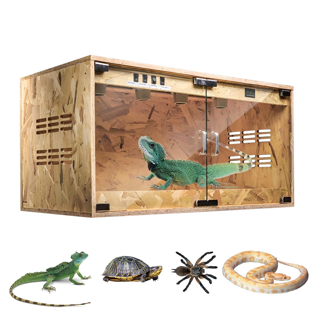 爬虫類ケージ 82×45×45 リクガメ フトアゴ ゲージ 小動物 爬虫類ケージ