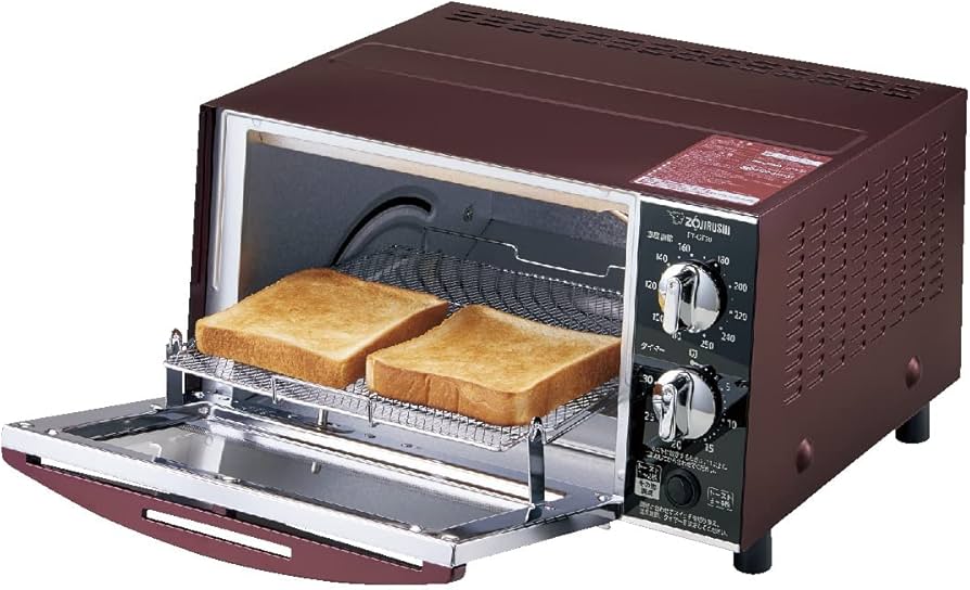 Amazon | 象印マホービン オーブントースター 4枚焼き ボルドー ET