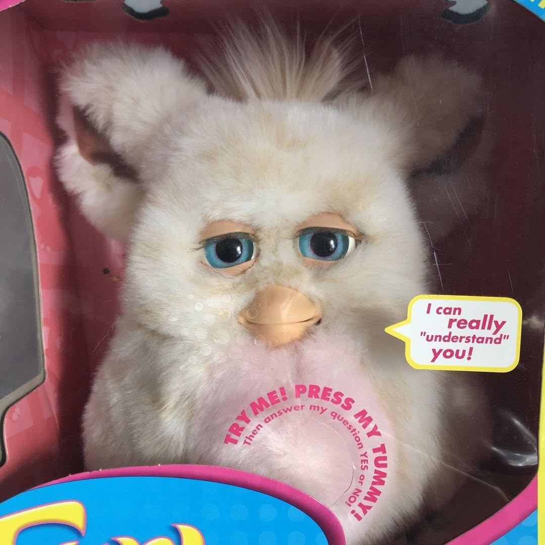 稼働品】ファービー2 キャラメルシロップ ブルー目 ドイツ語版 稼働品