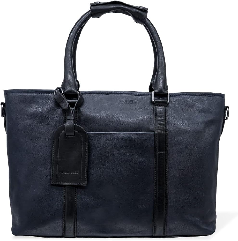 Amazon | [MORAL CODE] レザー トートバッグ STERLING NAVY ネイビー紺