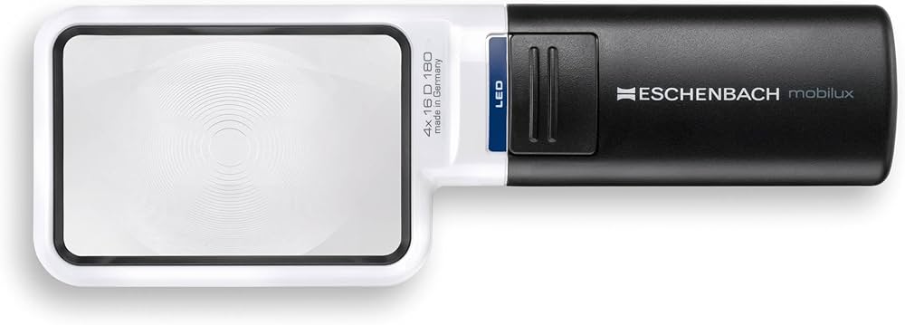 Amazon.co.jp: ESCHENBACH(エッシェンバッハ) LEDワイドライトルーペ 4