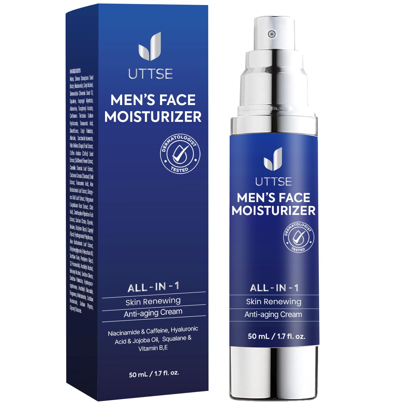 Amazon.com: 6-in-1 Face Cream for Men: Anti Aging & Wrinkle Cream