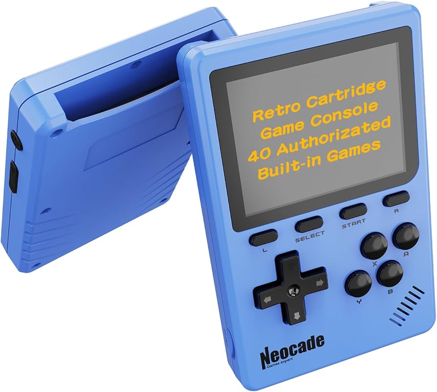 Amazon.co.jp: NEOCADE レトロハンドヘルドゲームコンソール 40個の