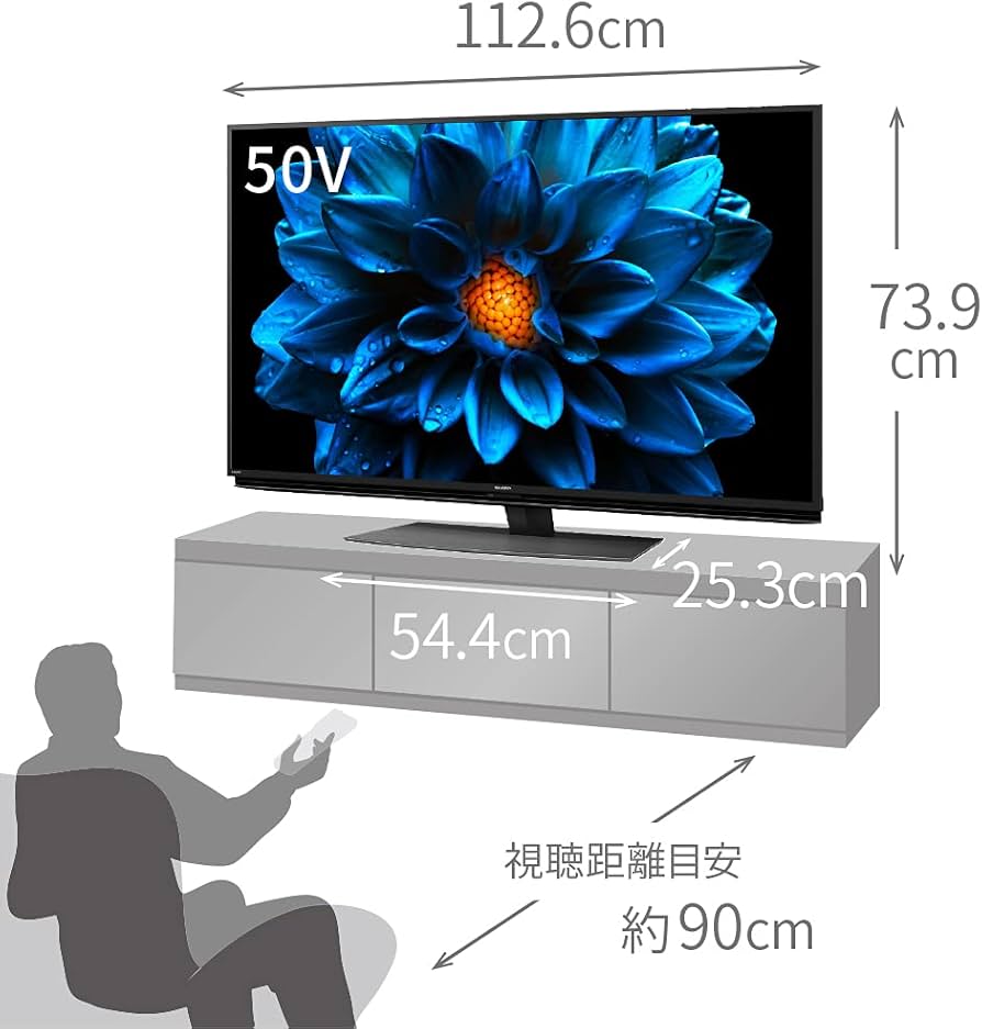 Amazon | シャープ 50V型 4K 液晶 テレビ AQUOS 4T-C50DN2 N-Black