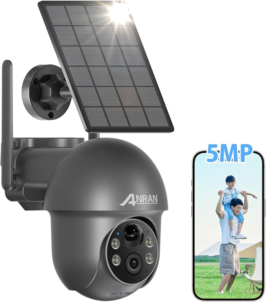 Amazon.co.jp: 【2025超化版500万画素・ソーラーパネル付き・完全無線