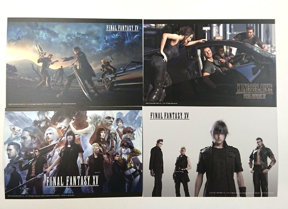 Amazon.co.jp: FFXV スクエニカフェ プレミアムポストカードセット