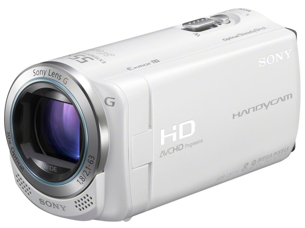 Amazon | SONY HDビデオカメラ Handycam CX270V プレミアムホワイト