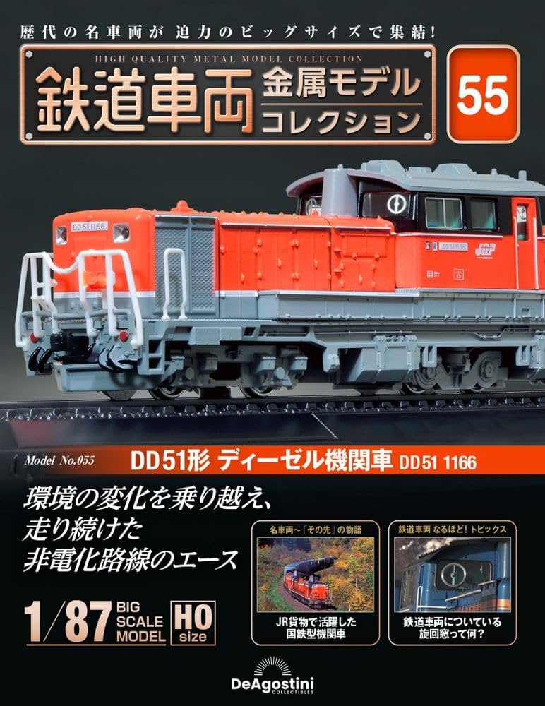 鉄道車両 金属モデルコレクション 第55号(DD51形 ディーゼル機関車