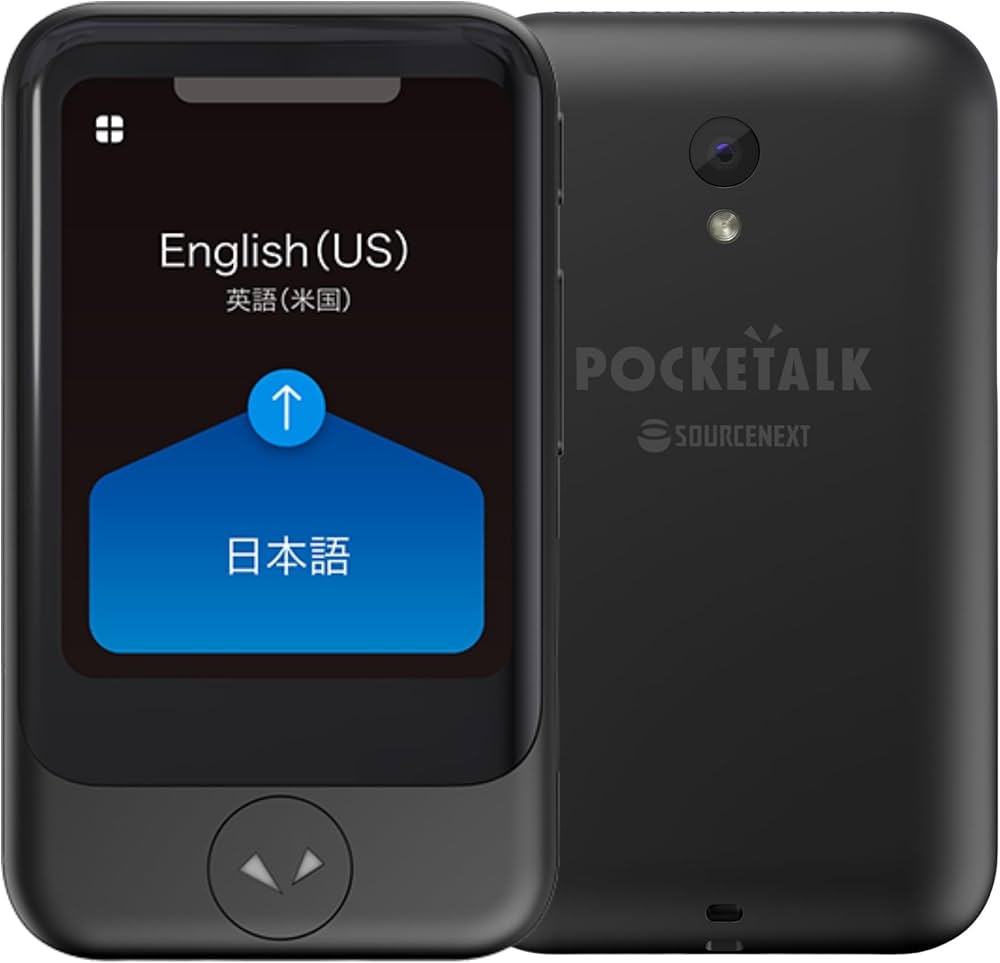 Amazon.co.jp: AI翻訳機 POCKETALK(ポケトーク)S グローバル通信2年付
