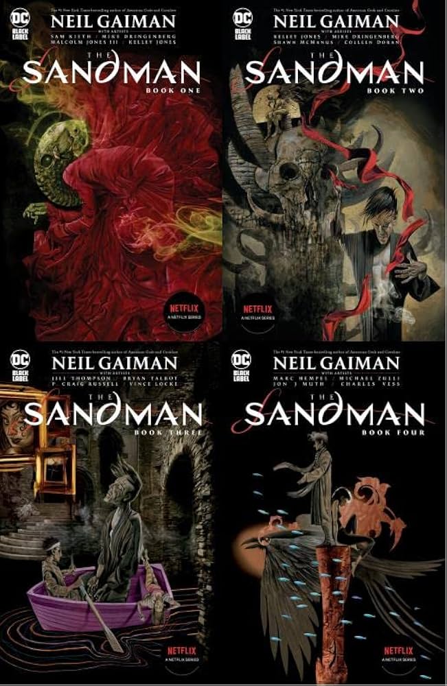 Amazon.com: The Sandman Comic 4-book Set Vol 1-4 by Neil Gaiman