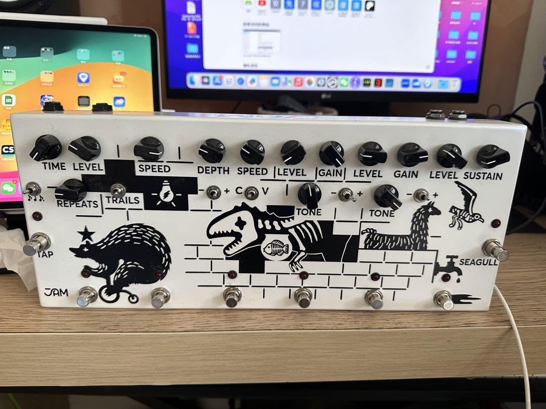 Amazon.co.jp: JAM PEDALS Pink Flow マルチエフェクター エフェクター