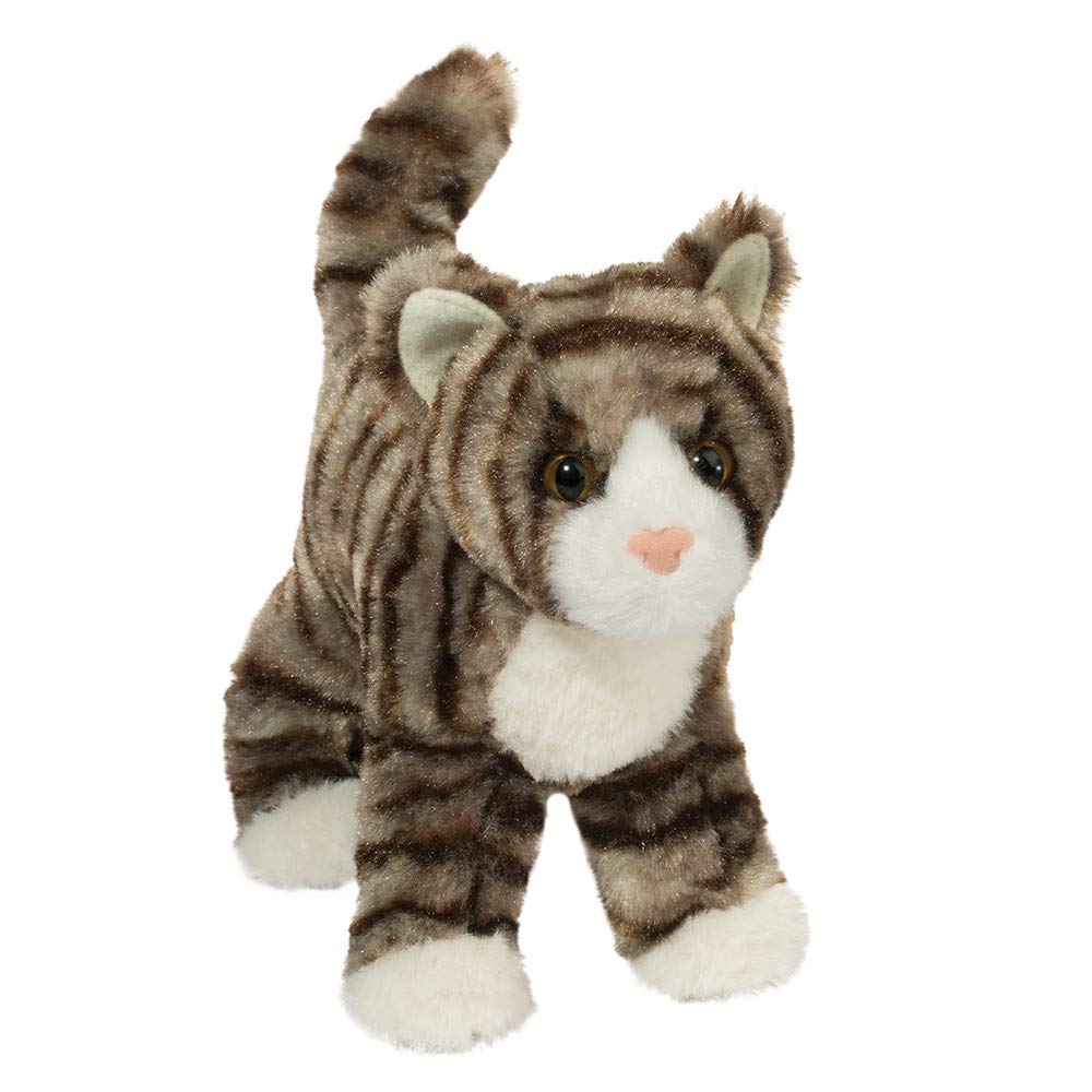 Amazon.com: Douglas Zigby Gray Stripe Tabby Cat Plush Stuffed