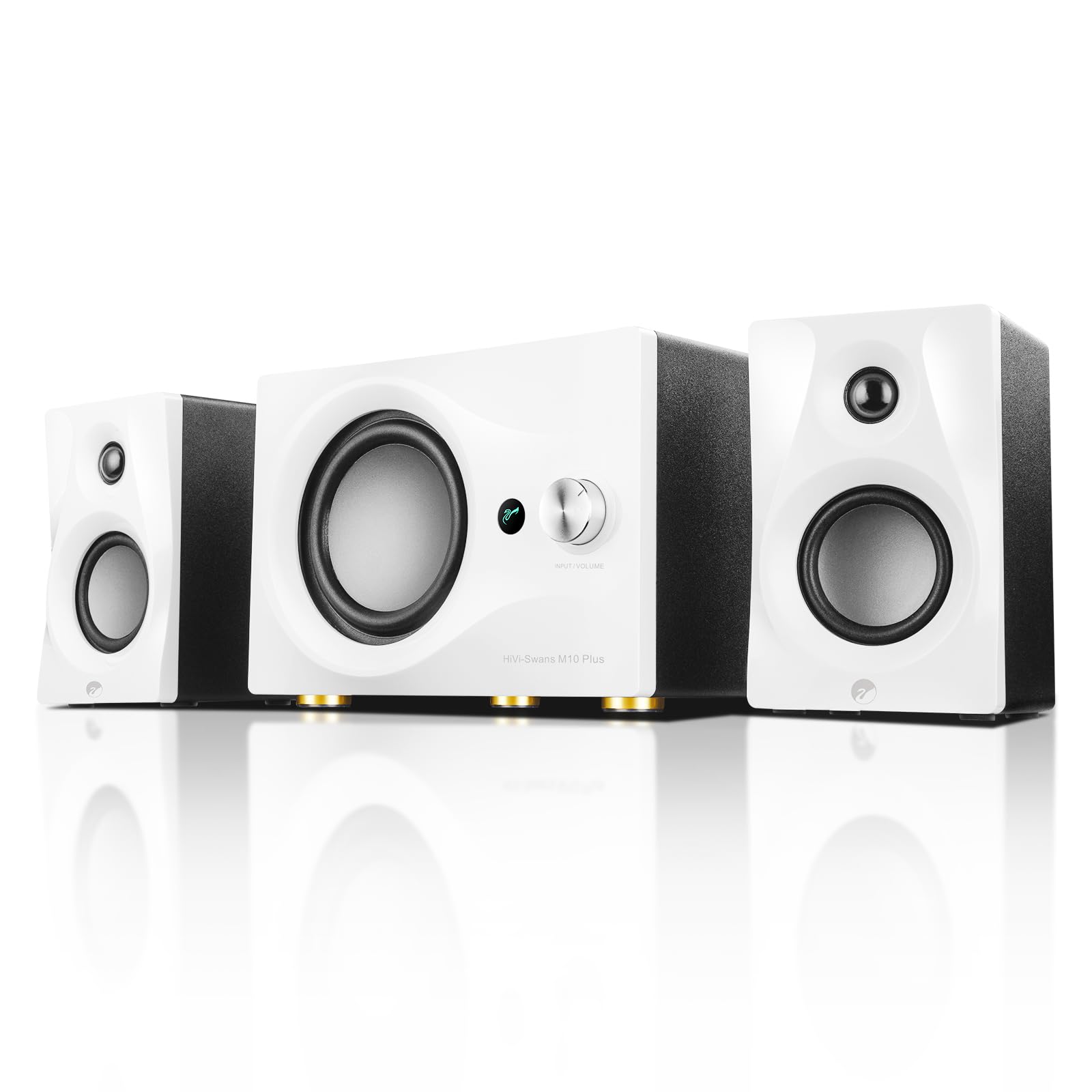 Amazon.com: HiVi-Swans M10 Plus White Bookshelf Speaker, Bluetooth