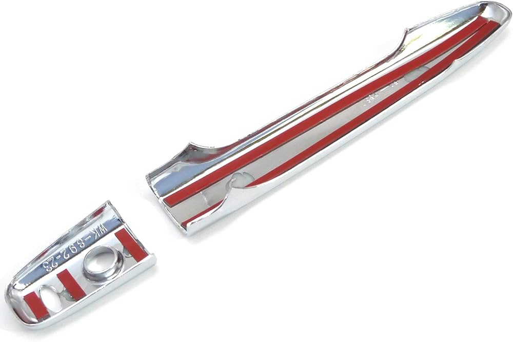 Amazon.co.jp: 富士drive デリカ D:5 メッキ ドア ハンドル カバー 傷