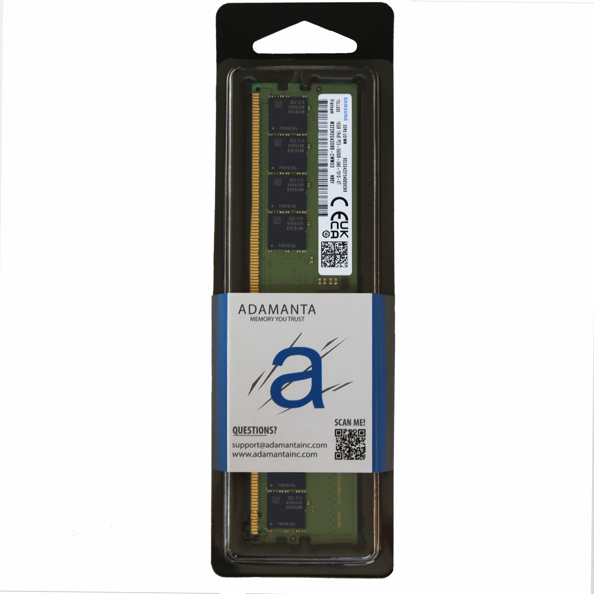 Sam Original 16GB (1x16GB) DDR5 5600MHz (or 4800MHz PC5-38400