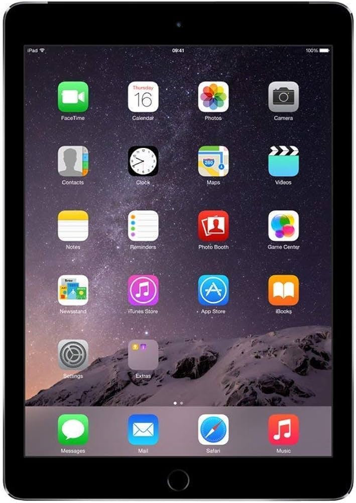 Apple iPad Air 2 128GB Wi-Fi - Space Grey (Renewed) : Amazon.co.uk