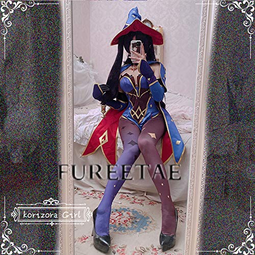 Amazon.co.jp: 原神 モナ コスプレ衣装 (ウィッグ 靴別売り) : ホビー
