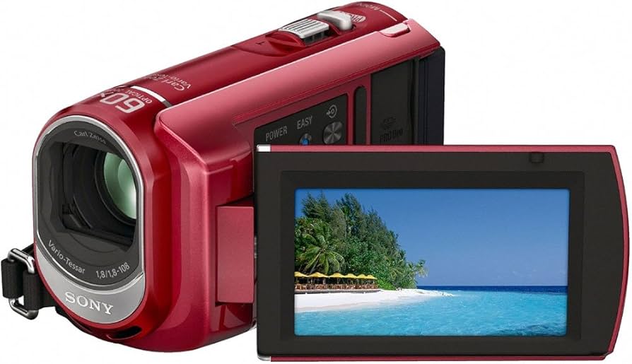Amazon.com : Sony DCR-SX41 Flash Camcorder w/60x Optical Zoom (Red