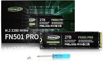 Amazon.com: Fikwot FN501 Pro 2TB NVMe SSD - M.2 2280 PCIe Gen3 x4