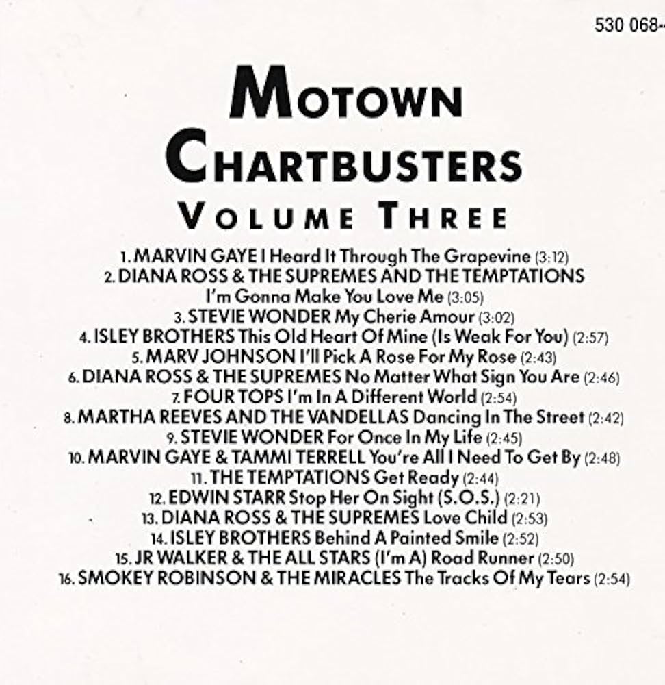 Amazon.co.jp: Motown Chartbusters Vol3: ミュージック