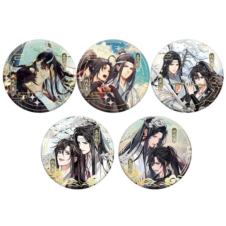 Amazon.co.jp: 魔道祖師 グッズ 魔道祖師 缶バッジ バッジセット 金属