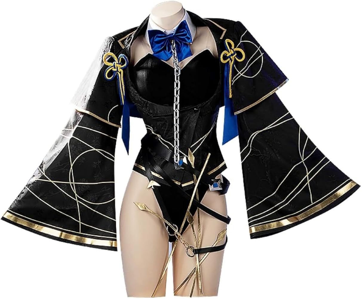 Amazon.co.jp: [DOKITOKI] 小柳ロウ バニーガール コスプレ 衣装+